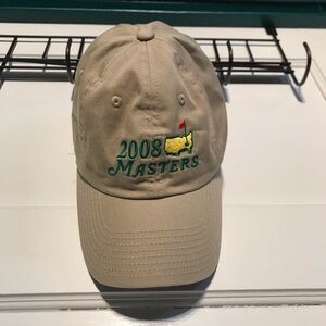 2008 Augusta National Masters Tan Cap